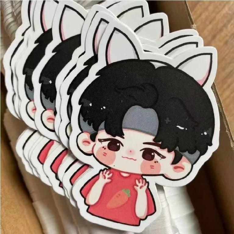 Custom Tabletop Sticker – Photo Logo – Custom Stickers - Custom cartoon and anime convention stickers, printed
