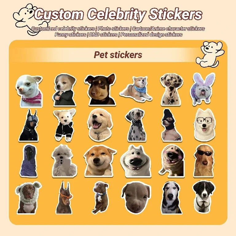 Custom Tabletop Sticker – Photo Logo – Custom Stickers - Custom cartoon and anime convention stickers, printed