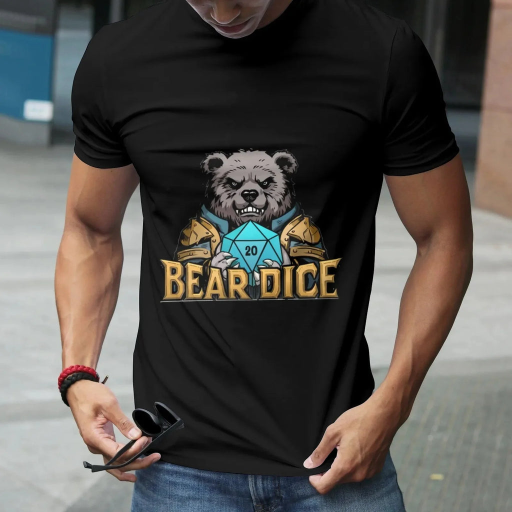 Custom Tabletop T-shirt – Sleeved Merchandise – Personalized cotton American - style black short - sleeved T-shirt with