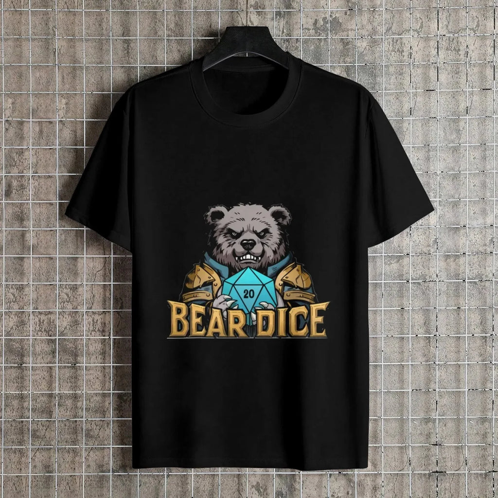 Custom Tabletop T-shirt – Sleeved Merchandise – Personalized cotton American - style black short - sleeved T-shirt with