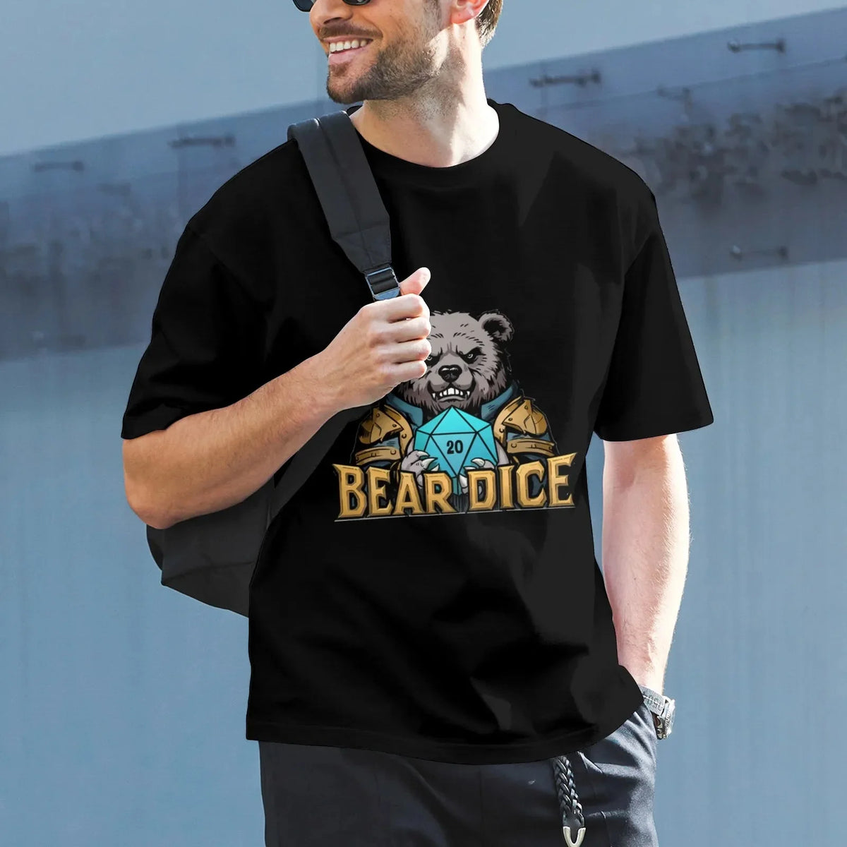 Custom Tabletop T-shirt – Sleeved Merchandise – Personalized cotton American - style black short - sleeved T-shirt with