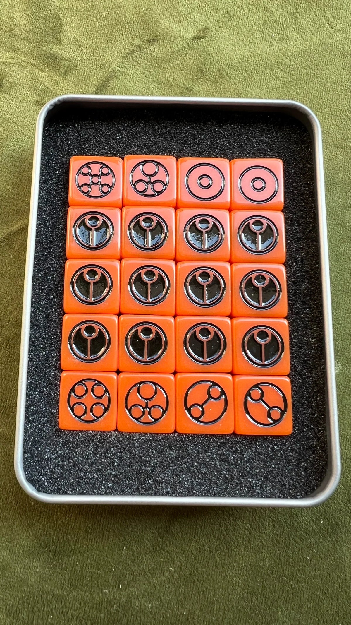 D6 Dice – Bright Orange – alternate product view