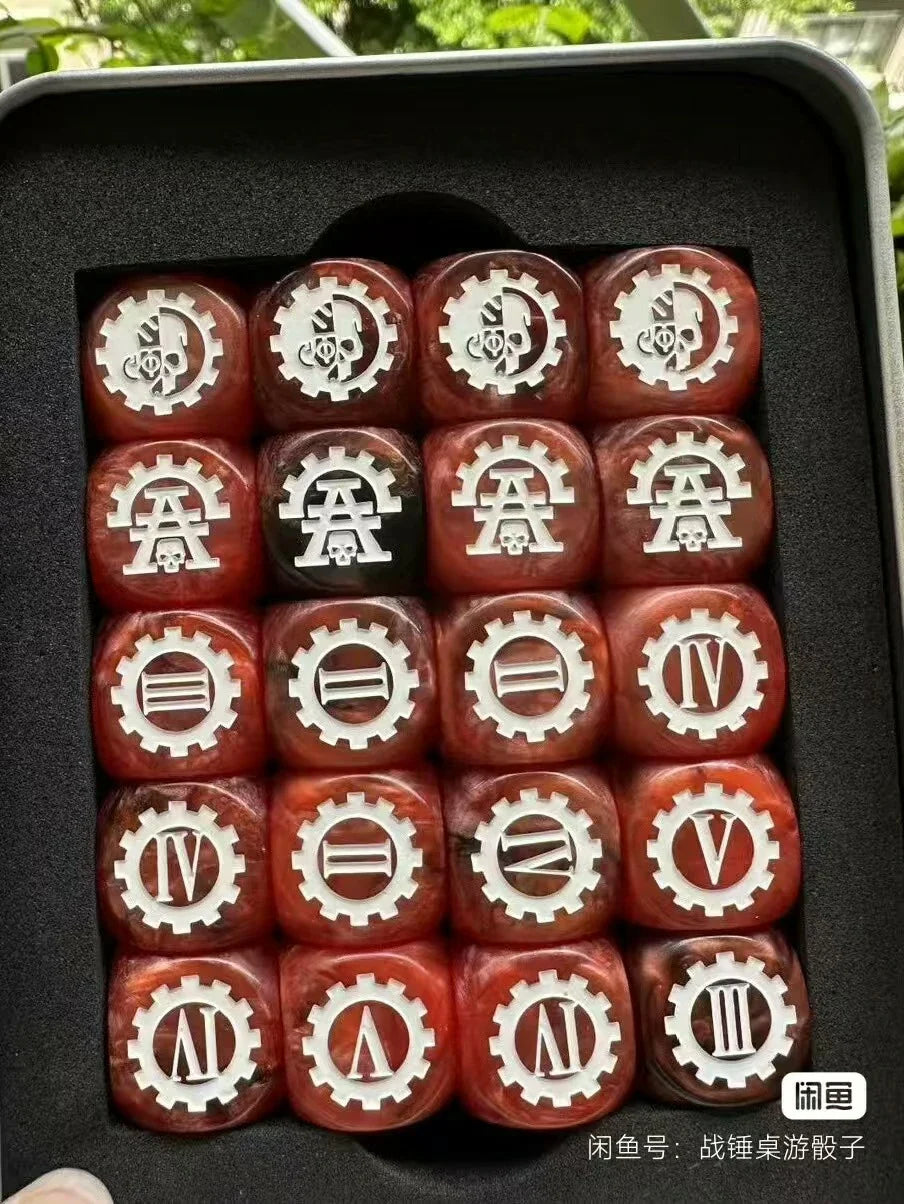 D6 Dice – Roman Numerals