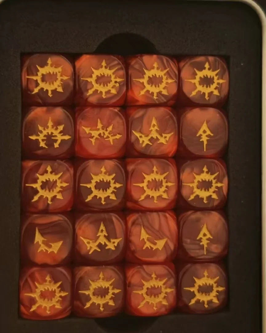 D6 Dice – Swirl Pearlescent