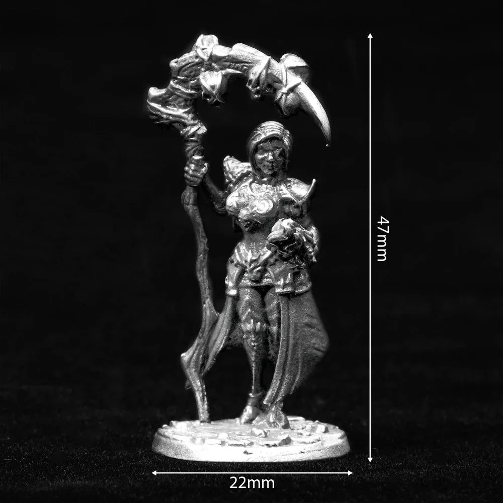 Dark Fantasy RPG Miniature – Metal Tabletop Model Dice – DND Dice Periphery | Metal Dark Style War Chess Fantasy Race