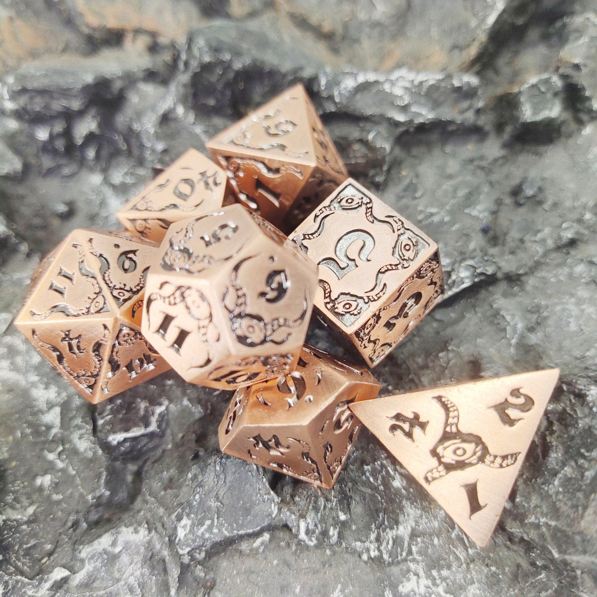 Devils Eye Metal DND Dice Set – Clearance Discount - Devil's Eye Metal Dice Set Series