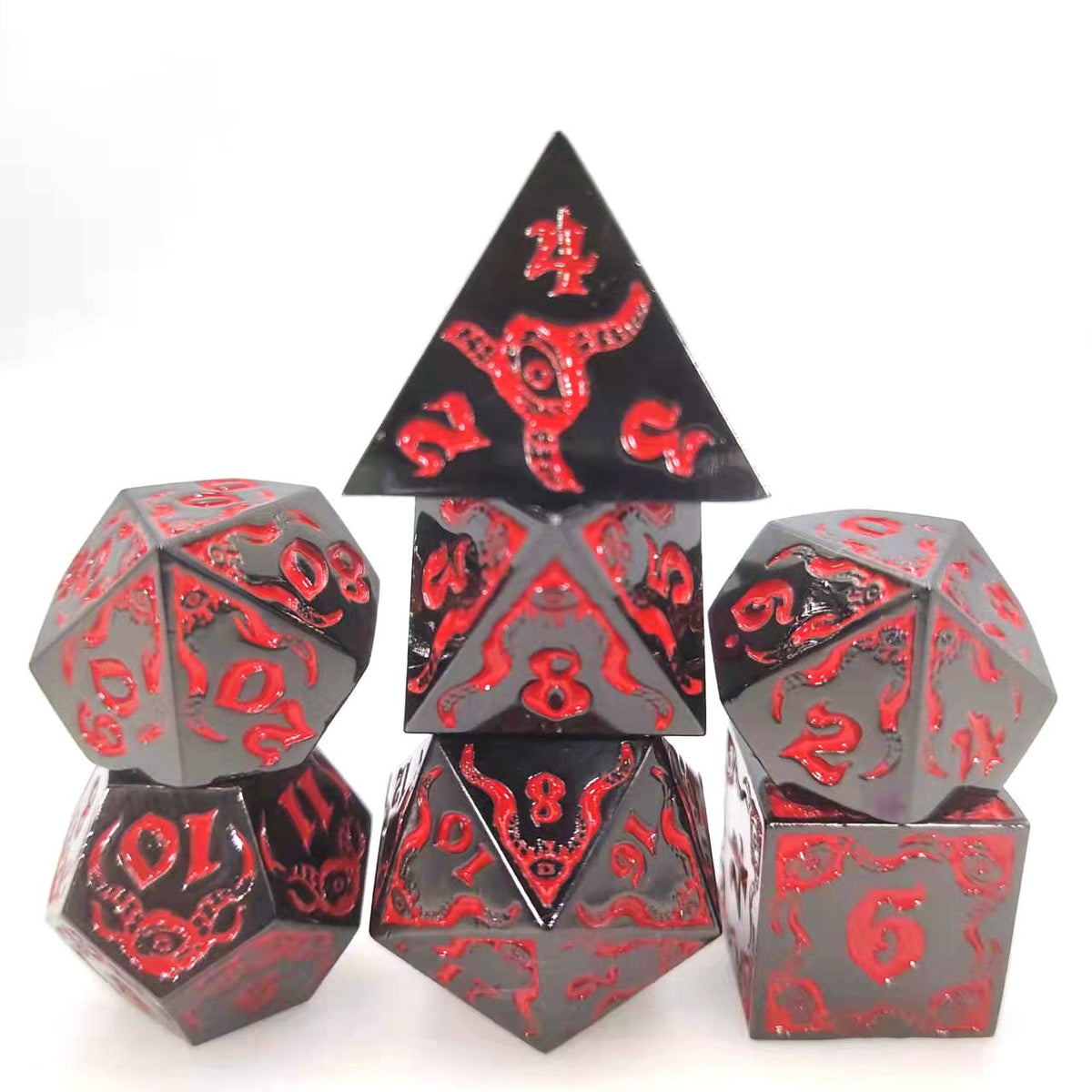Devils Eye Metal DND Dice Set – Clearance Discount - Devil's Eye Metal Dice Set Series