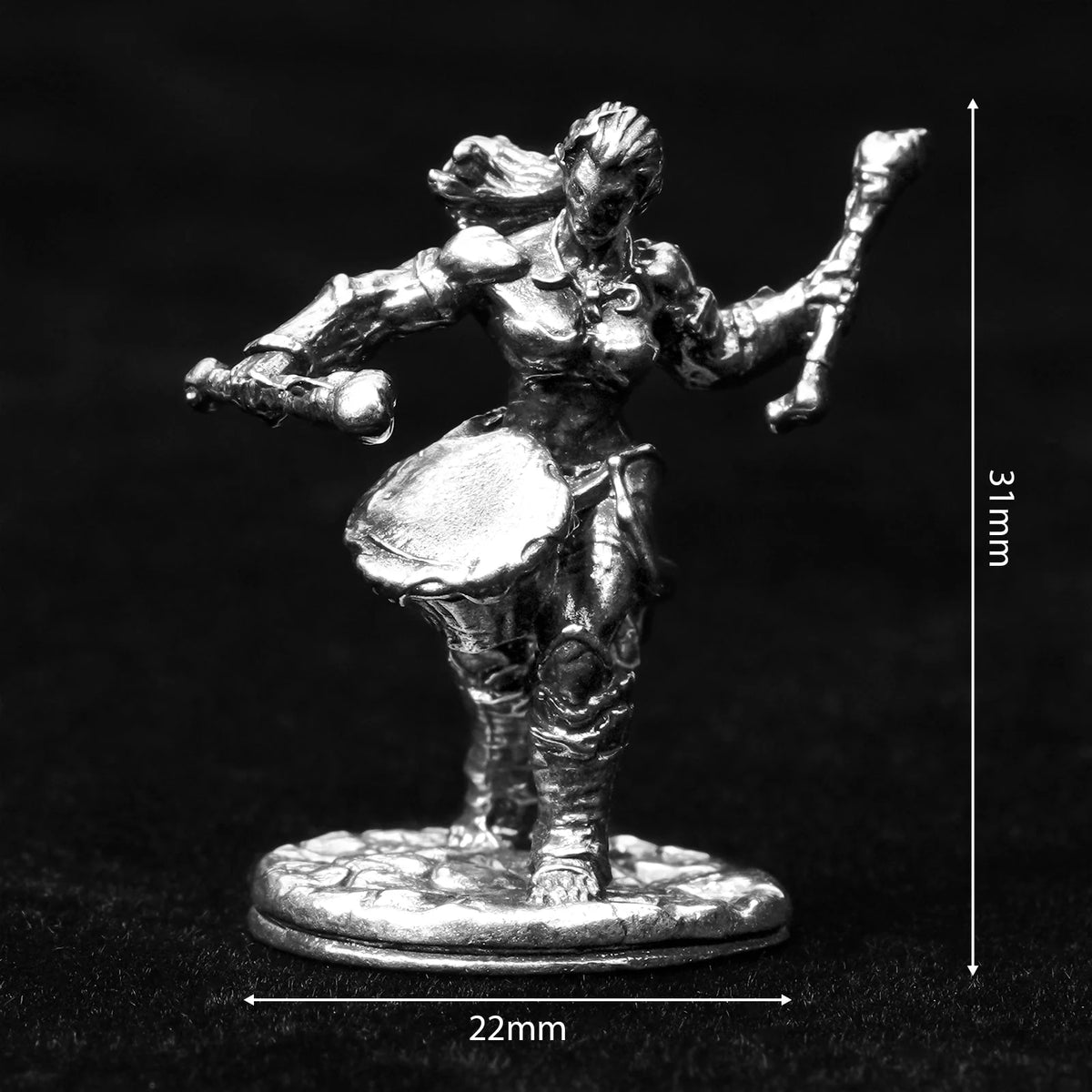 Diablo War RPG Miniature – Metal Tabletop Model Dice – DND Dice board game accessories metal fantasy character