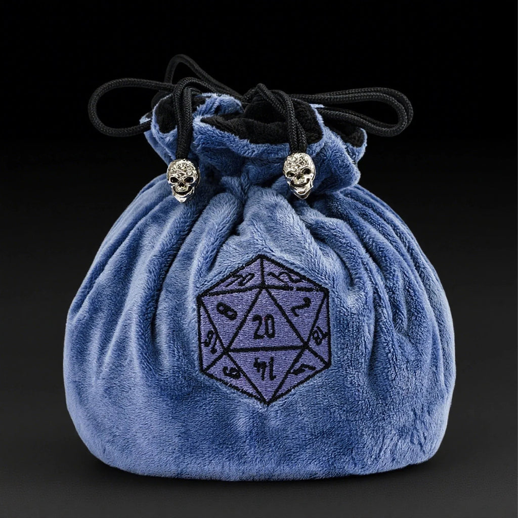 Coc Velvet Dice Box – DND & COC Dice Storage Bag | Velvet Dice Bag with Drawstring