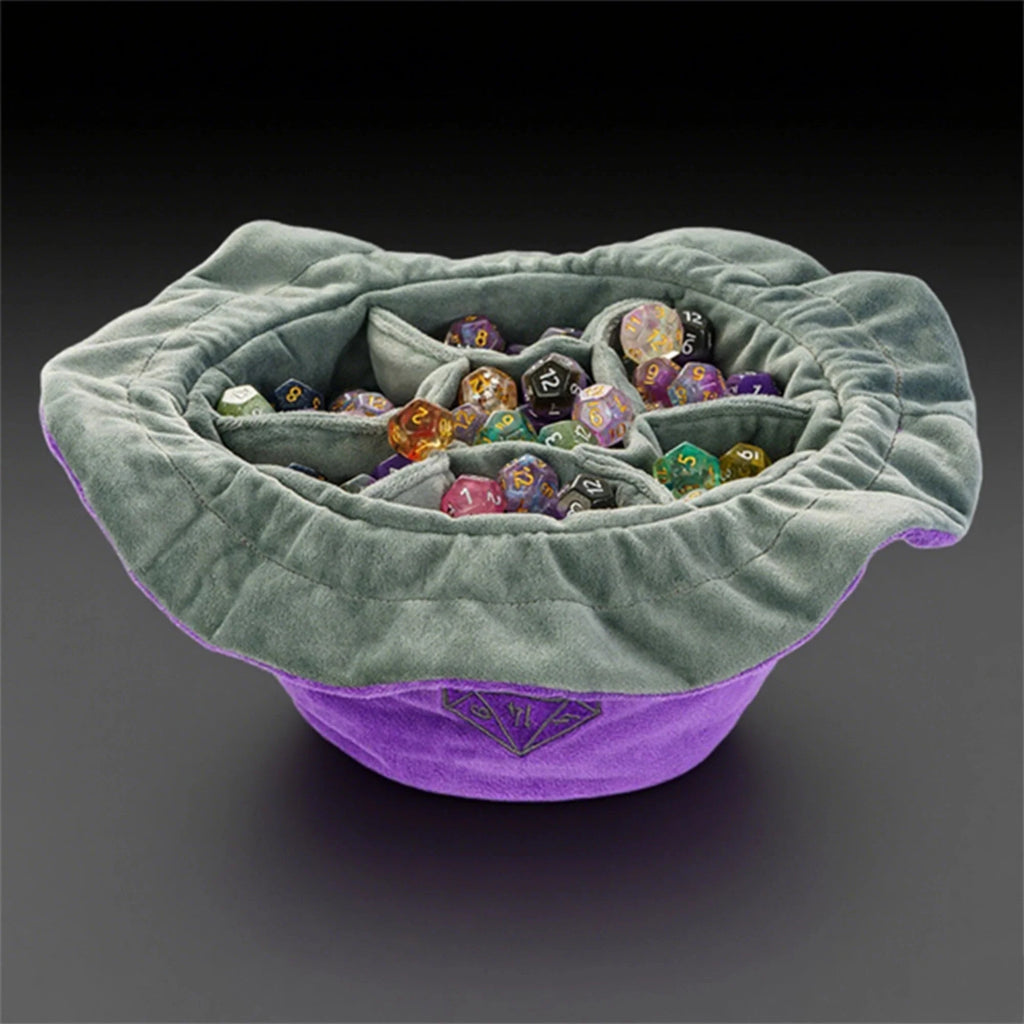 Coc Velvet Dice Box – DND & COC Dice Storage Bag | Velvet Dice Bag with Drawstring