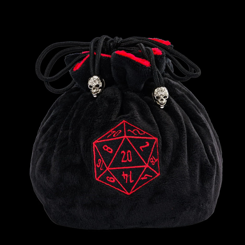Coc Velvet Dice Box – DND & COC Dice Storage Bag | Velvet Dice Bag with Drawstring