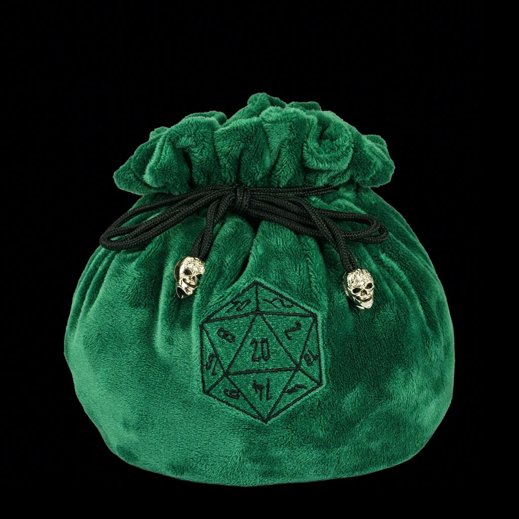 Coc Velvet Dice Box – DND & COC Dice Storage Bag | Velvet Dice Bag with Drawstring