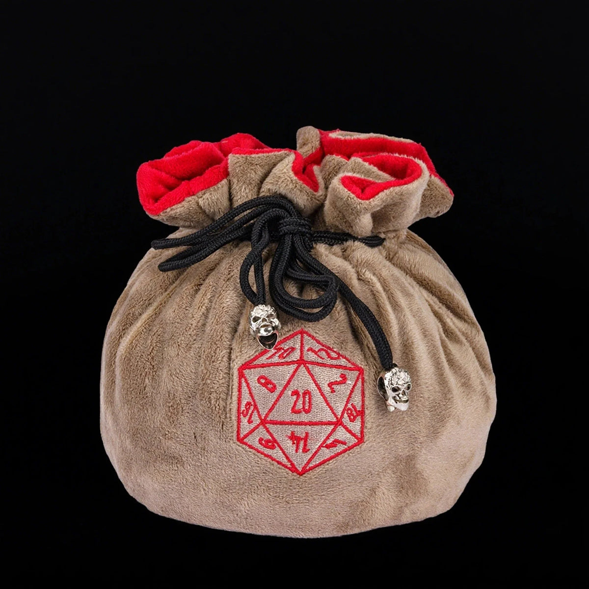 Coc Velvet Dice Box – DND & COC Dice Storage Bag | Velvet Dice Bag with Drawstring