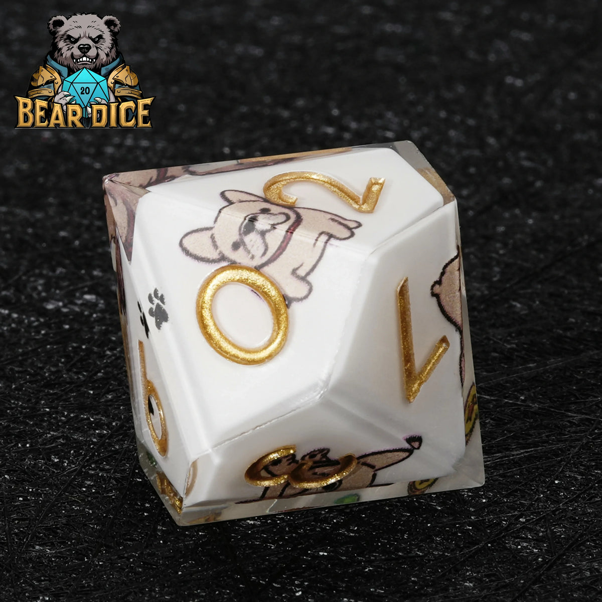 Dog Resin D10 Die – alternate product view