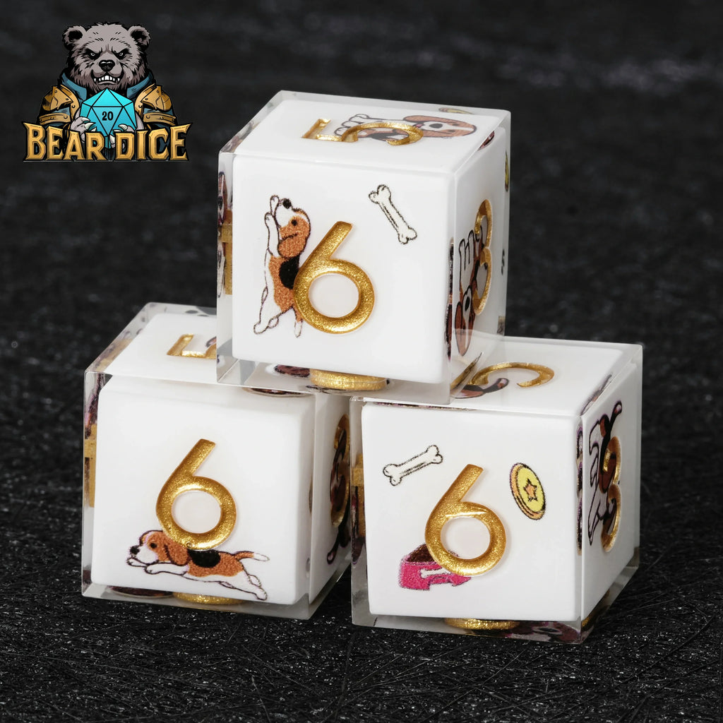 Dog Resin D6 – Beagle – Personalized Design – Personalized Design 1