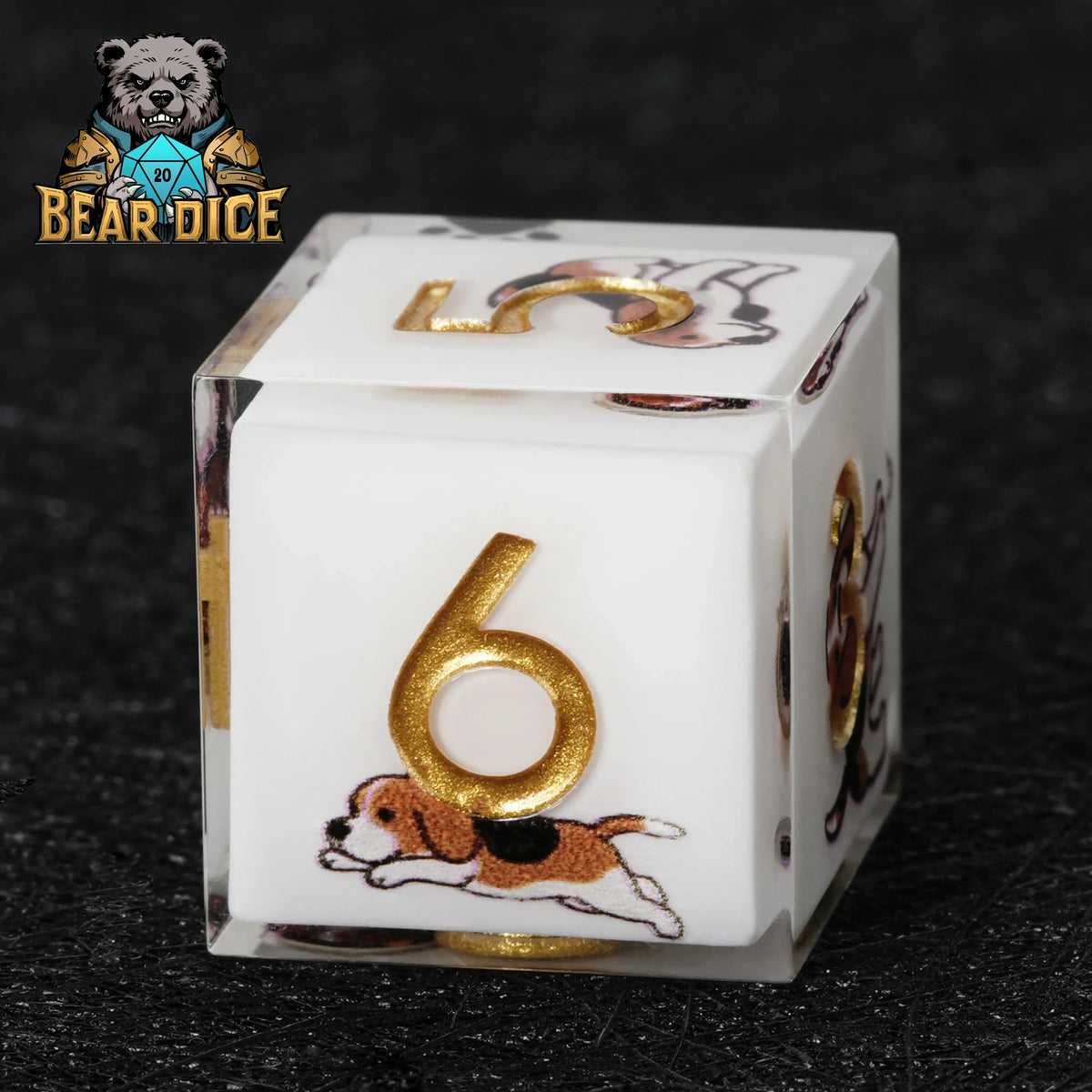 Dog Resin D6 – Beagle – Personalized Design – Personalized Design 1 – alternate product view