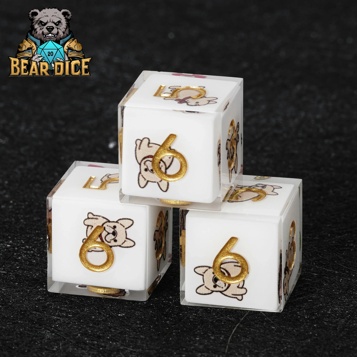 Dog Resin D6 Die – alternate product view