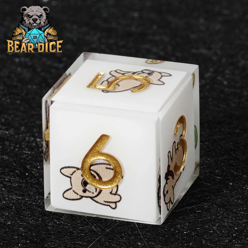 Dog Resin D6 Die – alternate product view
