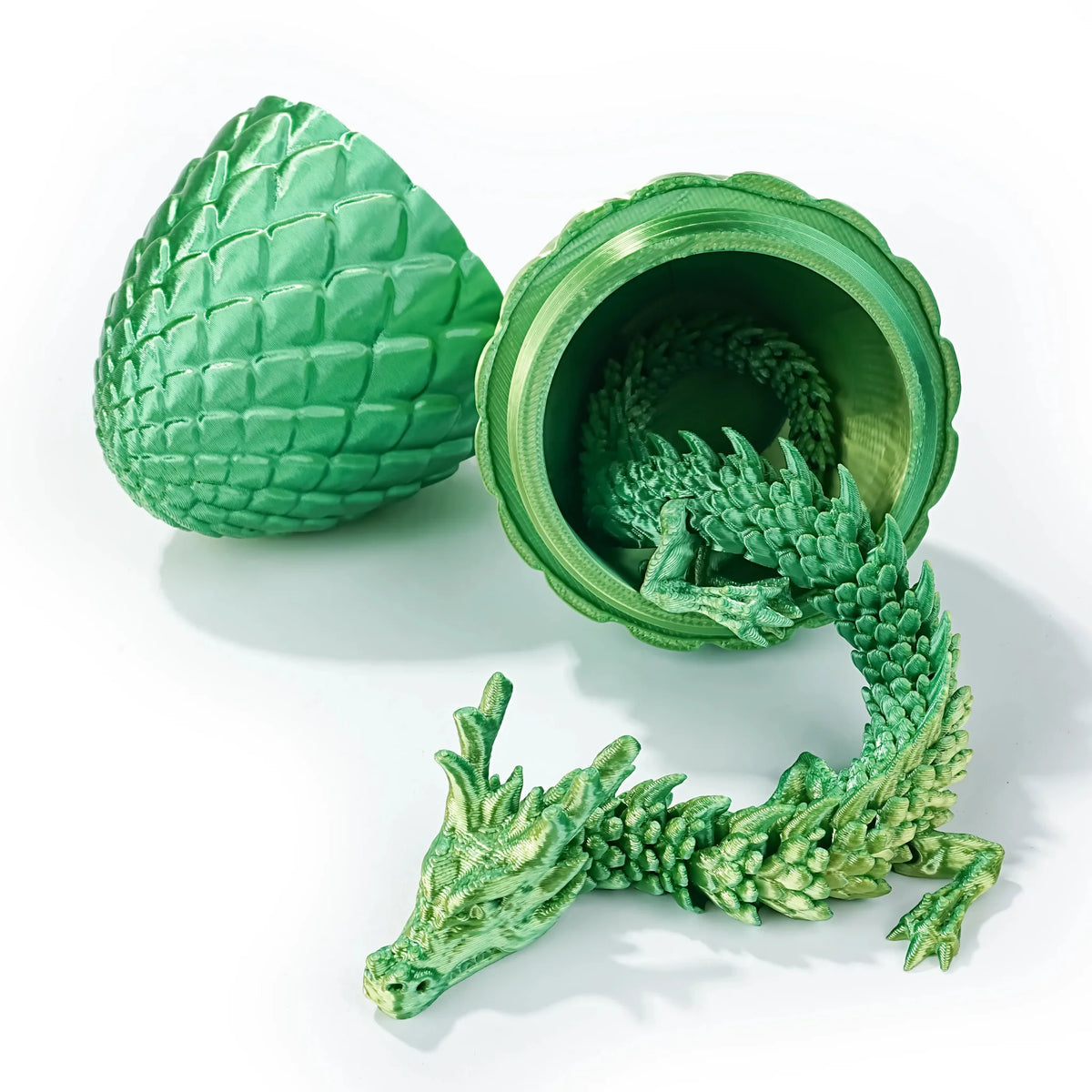 Dragon Acrylic DND Dice Set – Unique 3D Printed Dragon Egg Acrylic Dice Set - DND Desktop Essentials