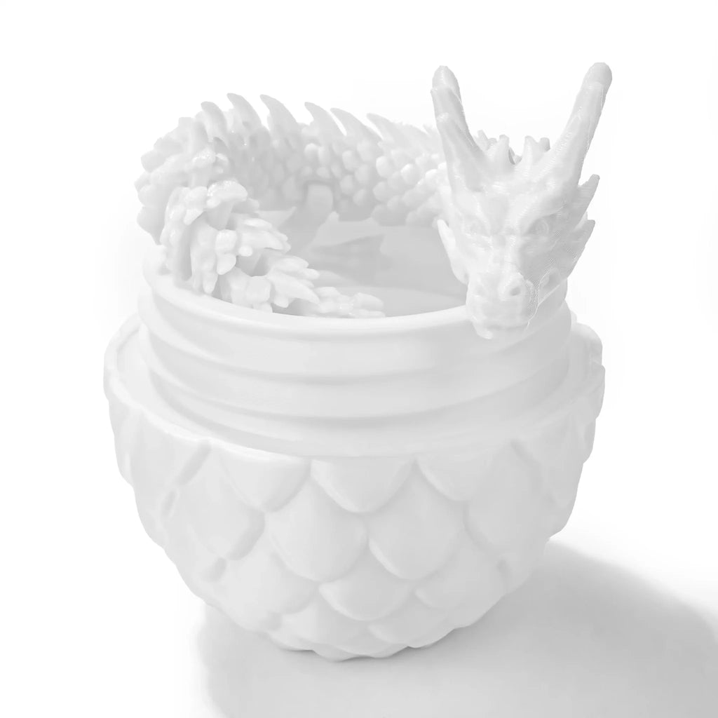 Dragon Acrylic DND Dice Set – Unique 3D Printed Dragon Egg Acrylic Dice Set - DND Desktop Essentials