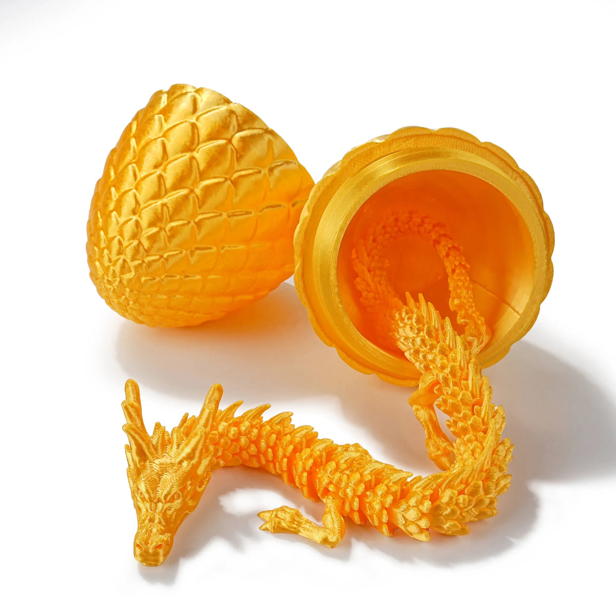 Dragon Acrylic DND Dice Set – Unique 3D Printed Dragon Egg Acrylic Dice Set - DND Desktop Essentials