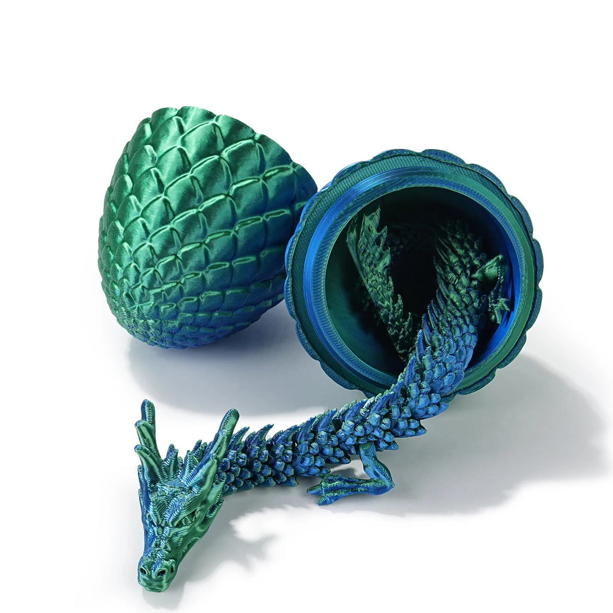 Dragon Acrylic DND Dice Set – Unique 3D Printed Dragon Egg Acrylic Dice Set - DND Desktop Essentials