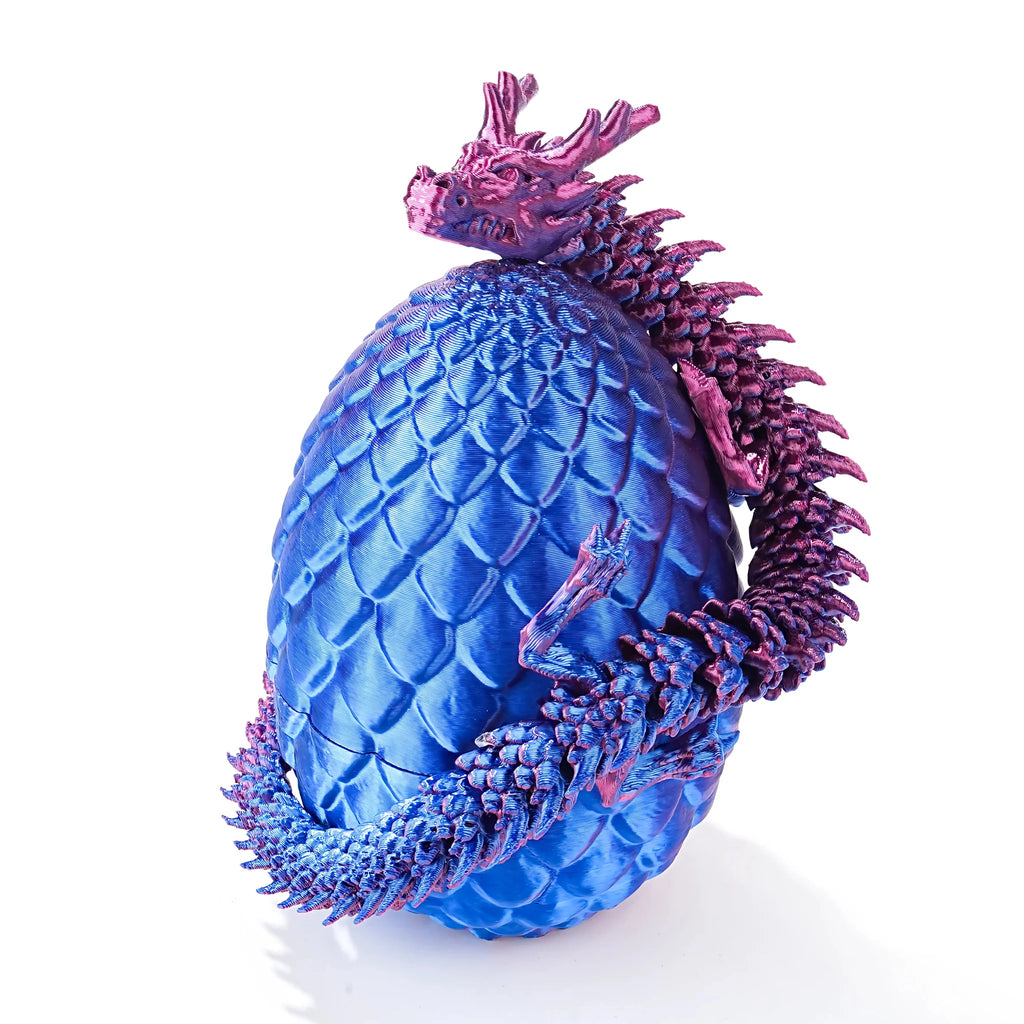 Dragon Acrylic DND Dice Set – Unique 3D Printed Dragon Egg Acrylic Dice Set - DND Desktop Essentials
