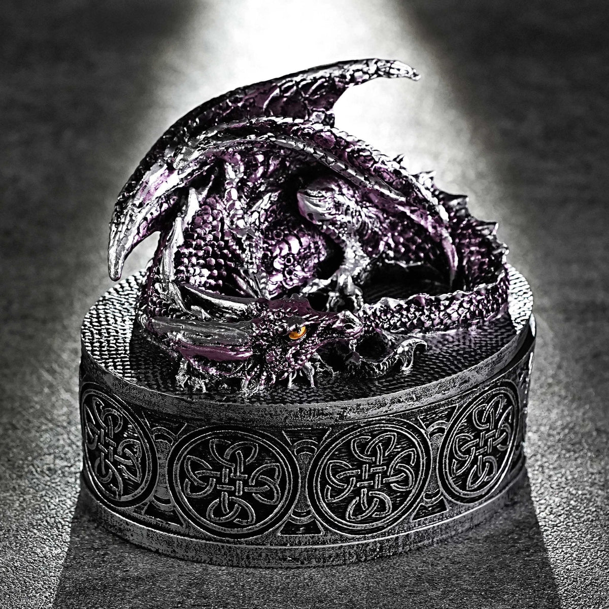 Dragon Dice Box – Mysterious Magic Theme Dragon Dice Storage Box
