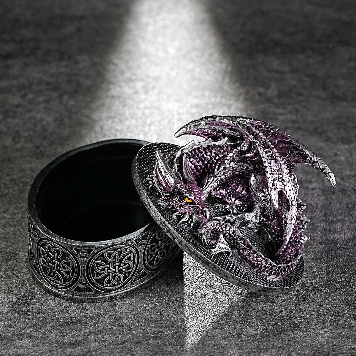 Dragon Dice Box – Mysterious Magic Theme Dragon Dice Storage Box
