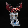 Dragon Dice Tower – Building Block – Dragon-themed Dice Tower Plastic Building Block Set DND Dice Rolling Accessory