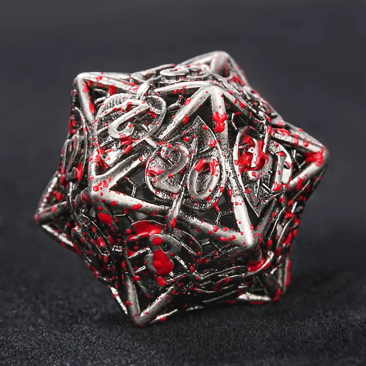 Dragon Metal DND Dice Set – Pride – Dragon Pride dice set + green
