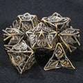 Dragon Metal DND Dice Set – Pride – Dragon Pride dice set + green