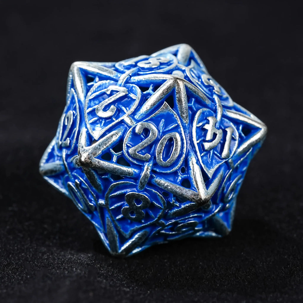 Dragon Metal DND Dice Set – Pride – Dragon Pride dice set + green