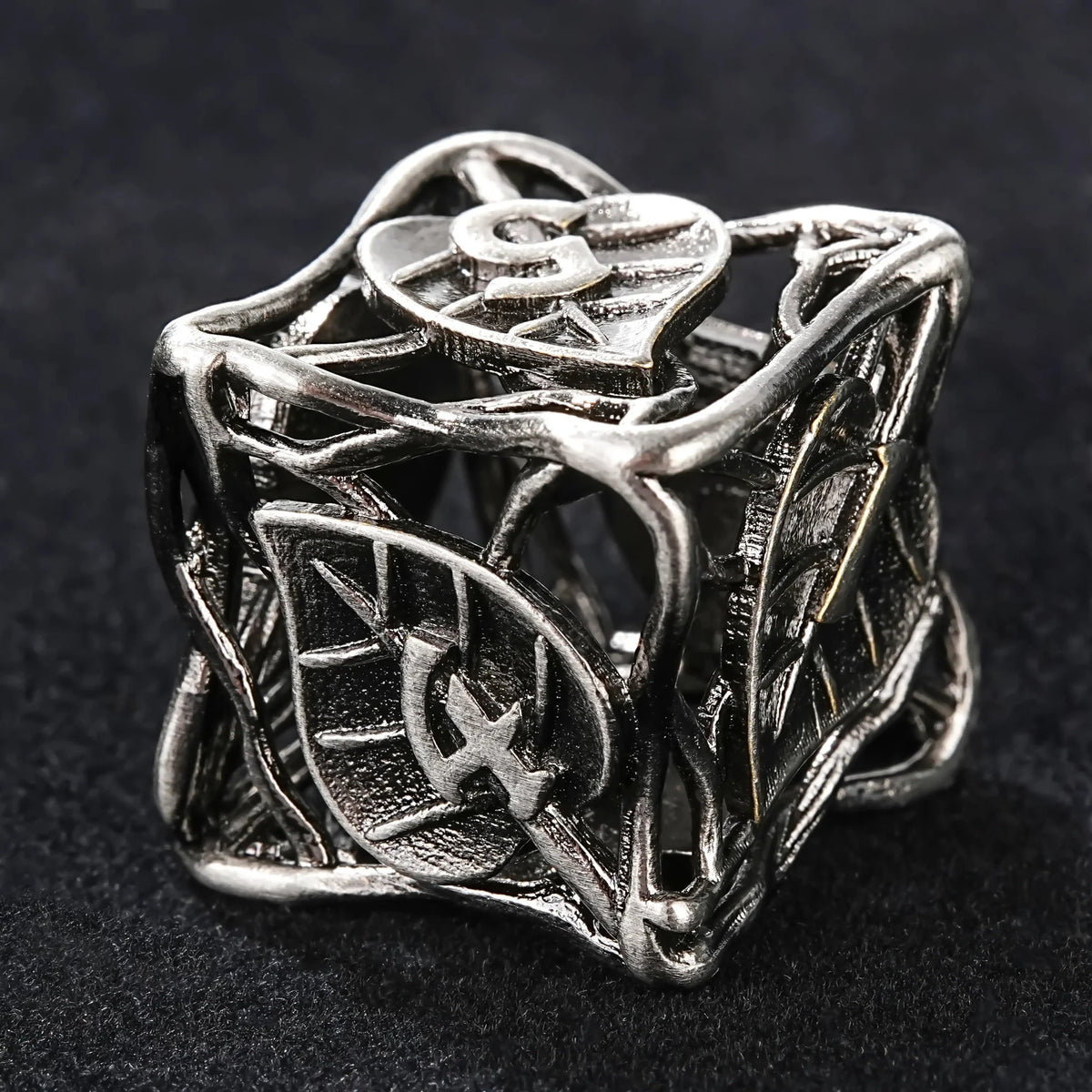 Dragon Metal DND Dice Set – Pride – Dragon Pride dice set + green