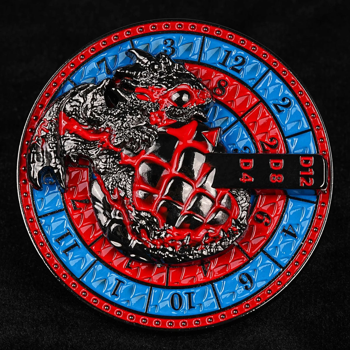 Dragon Metal Spinner Dice Set – Egg Shape – Unique Metal Dice Spinner Dragon Egg Fidget Spinner Dice