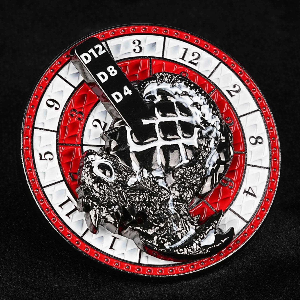 Dragon Metal Spinner Dice Set – Egg Shape – Unique Metal Dice Spinner Dragon Egg Fidget Spinner Dice