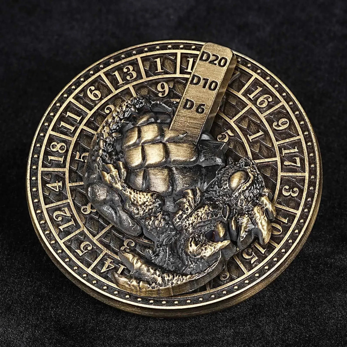 Dragon Metal Spinner Dice Set – Egg Shape – Unique Metal Dice Spinner Dragon Egg Fidget Spinner Dice
