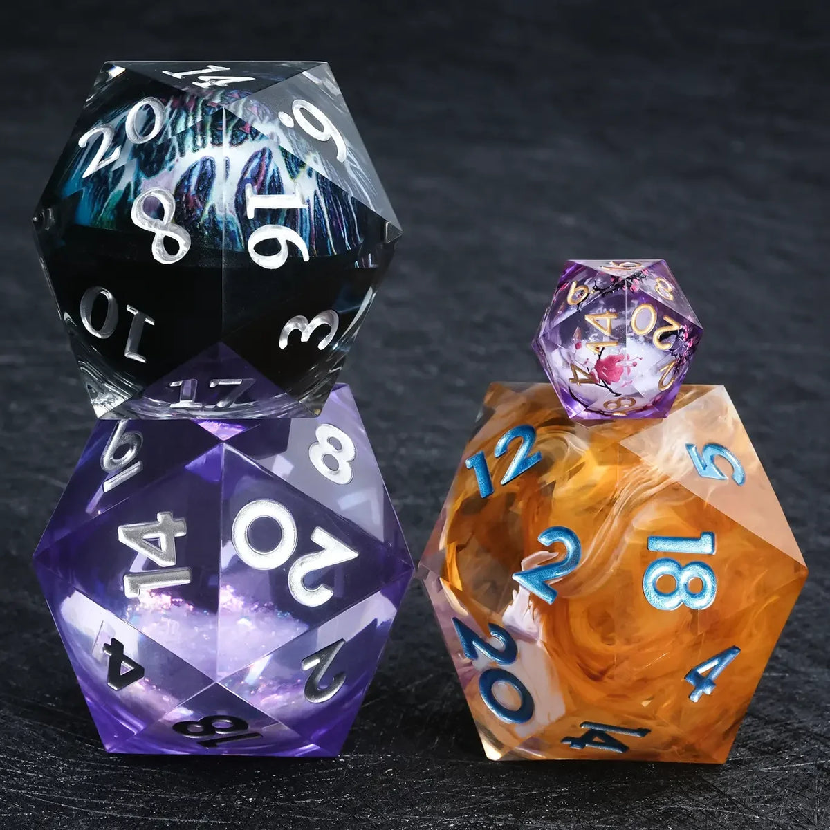 Dragon Resin D20 Dice – 35mm Eye – alternate product view