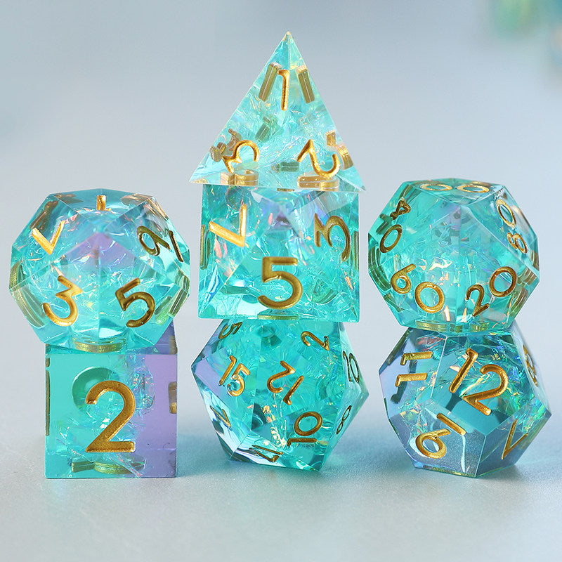 Dragon Resin D20 Dice – Eye Corner
