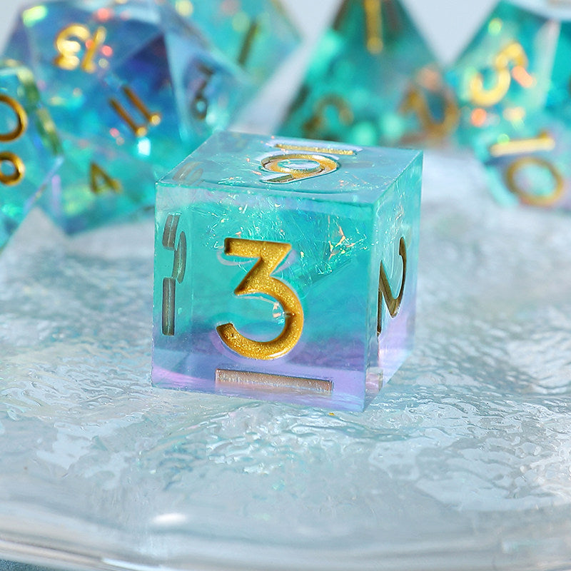 Dragon Resin D20 Dice – Eye Corner – alternate product view