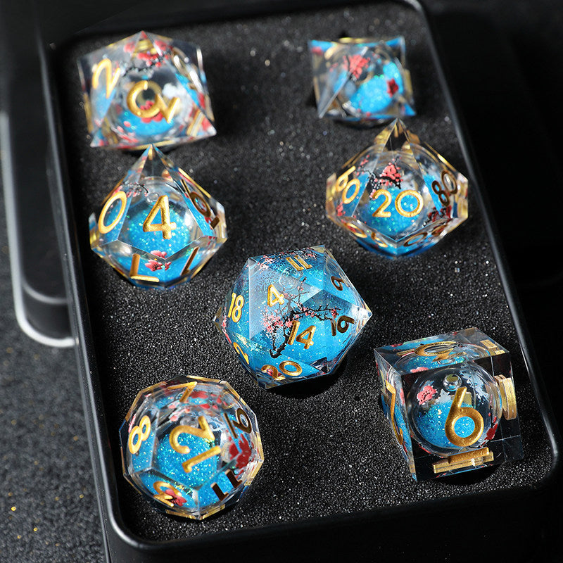 Dragon Resin D20 Dice – Eye Corner – alternate product view