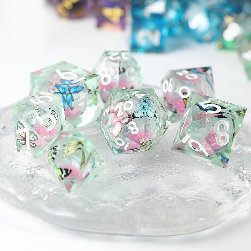 Dragon Resin D20 Dice – Eye Corner – alternate product view