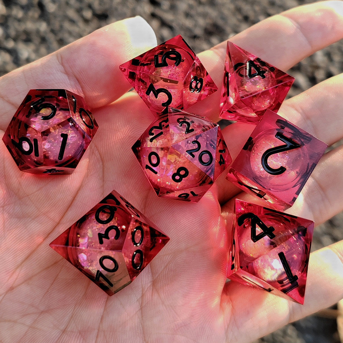 Dragon Resin D20 Dice – Eye Corner – alternate product view