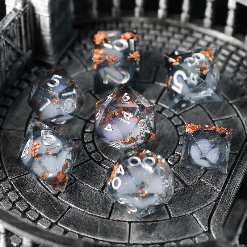 Dragon Resin D20 Dice – Eye Corner – alternate product view