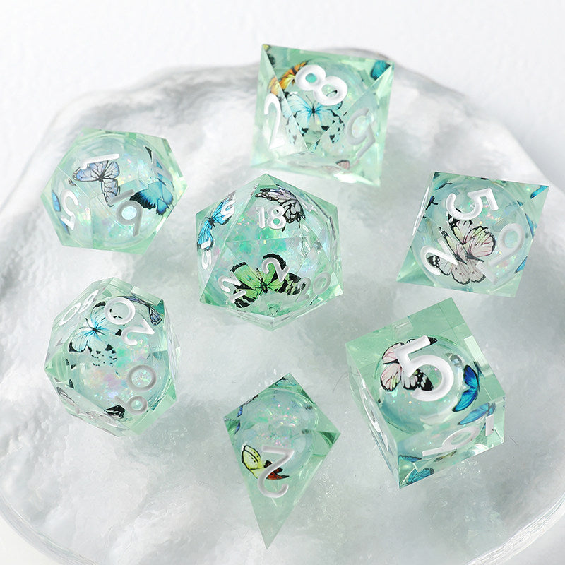 Dragon Resin D20 Dice – Eye Corner – alternate product view