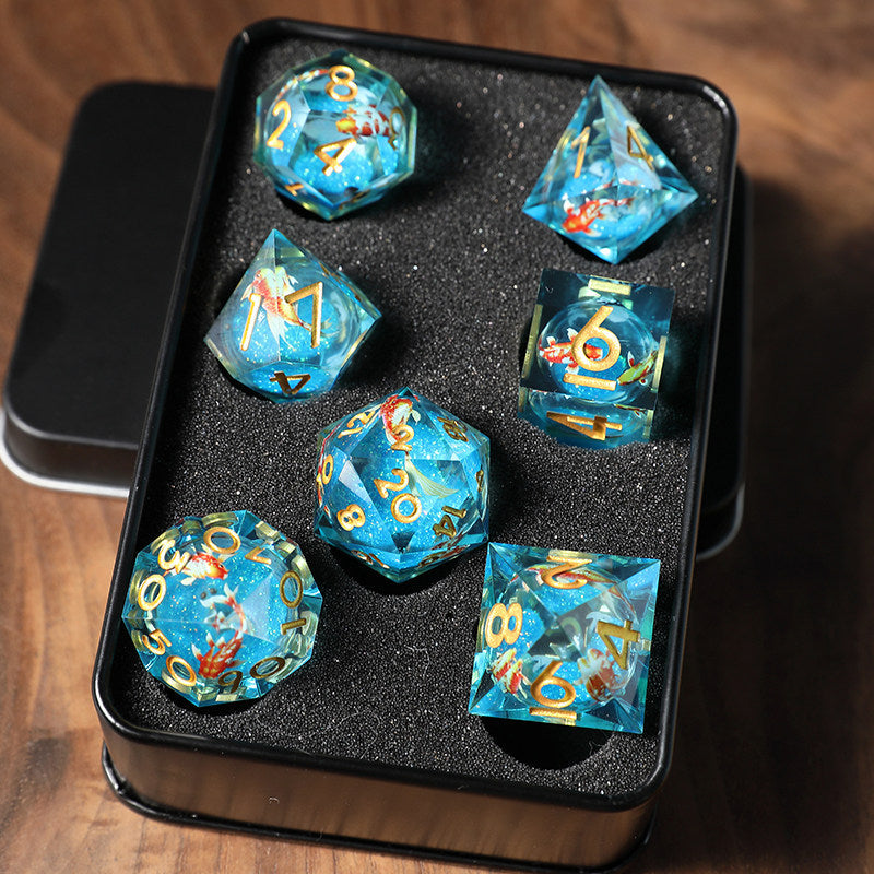 Dragon Resin D20 Dice – Eye Corner – alternate product view