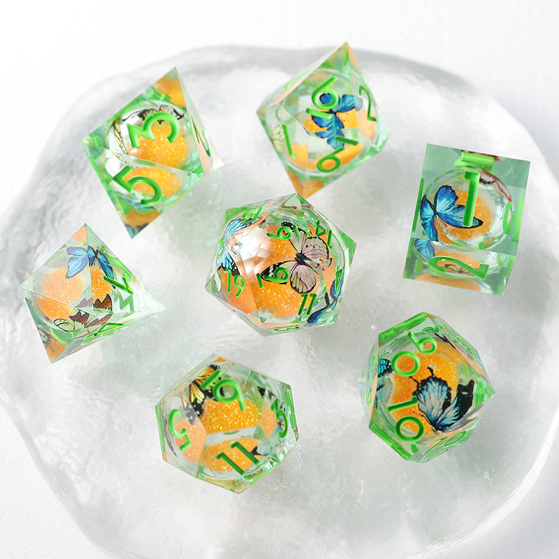 Dragon Resin D20 Dice – Eye Corner – alternate product view