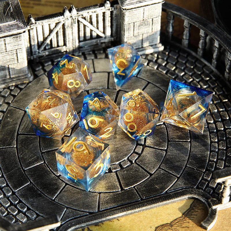 Dragon Resin D20 Dice – Eye Corner – alternate product view