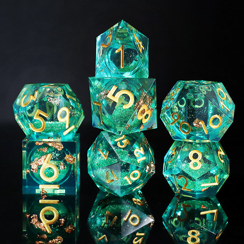 Dragon Resin D20 Dice – Eye Corner – alternate product view