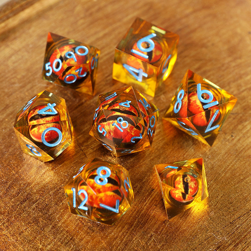 Dragon Resin D20 Dice – Eye Corner – alternate product view